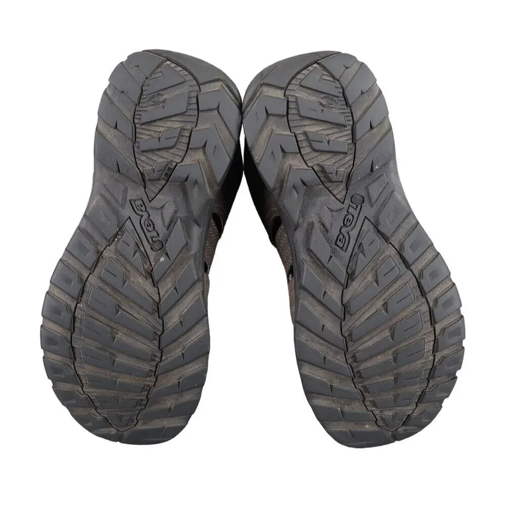 Teva Shoes Men 8 Sandal Fisherman Kitling Slip On Closed Toe Sport Comfort Brown